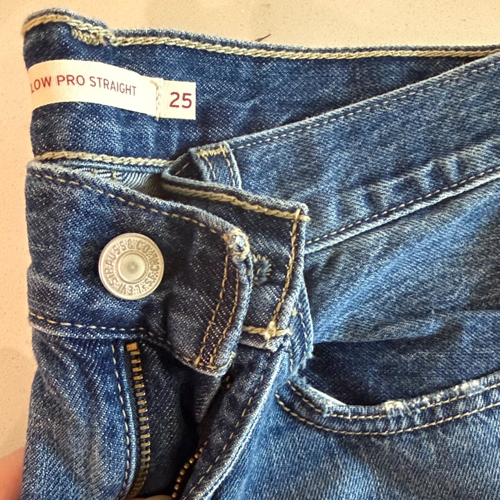 Levi's High Rise Blue Jeans